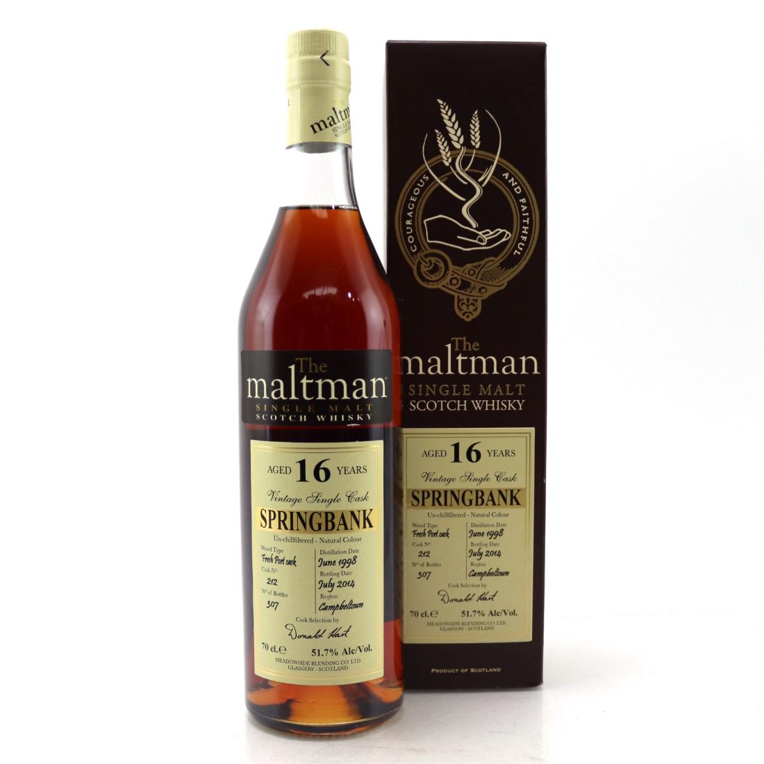 Springbank 1998 Maltman 16 Year Old