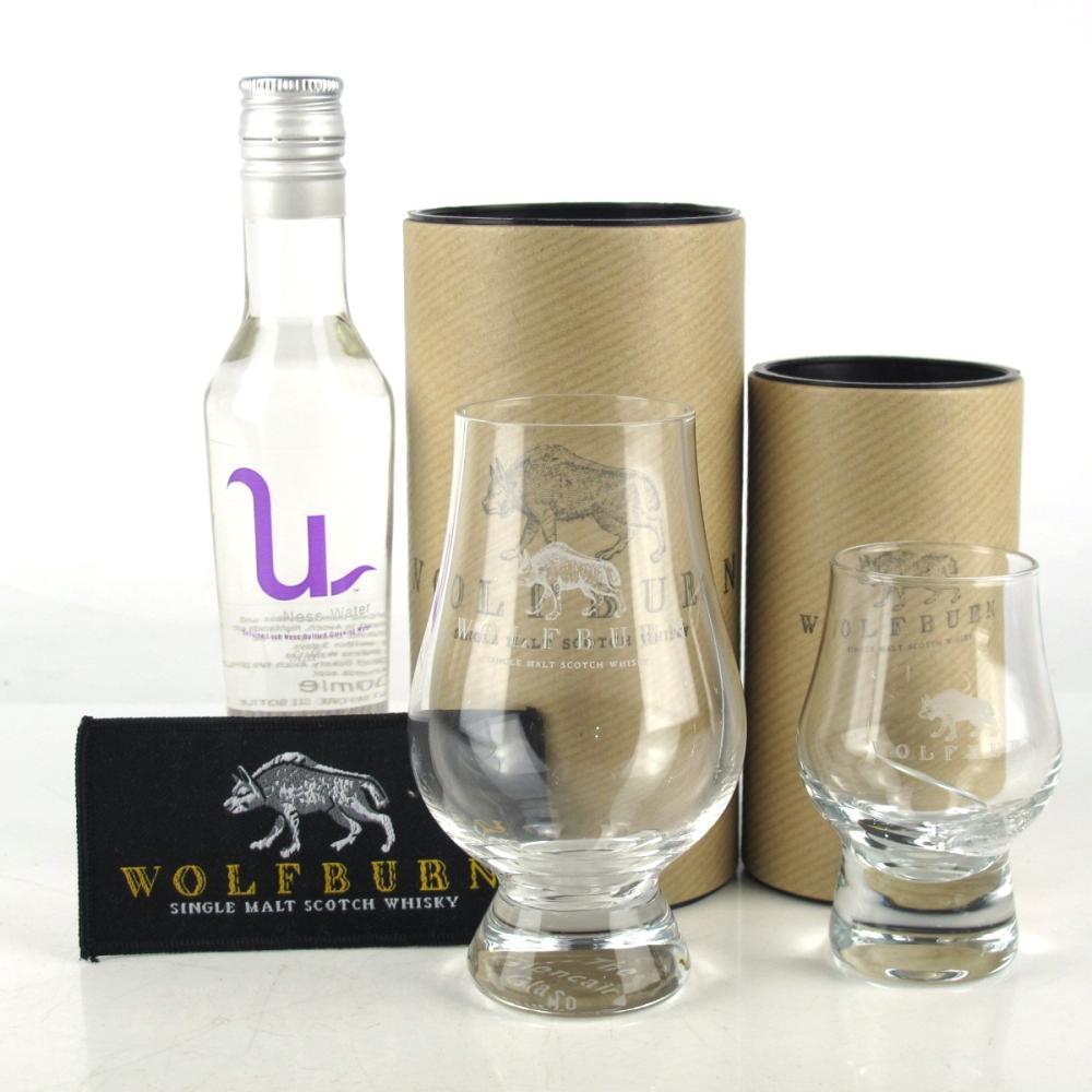 Wolfburn Merchandise and Lochness Water 10cl