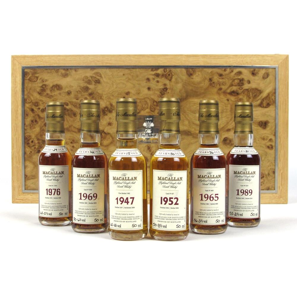 Macallan Fine and Rare Linley Collection 6 x 5cl