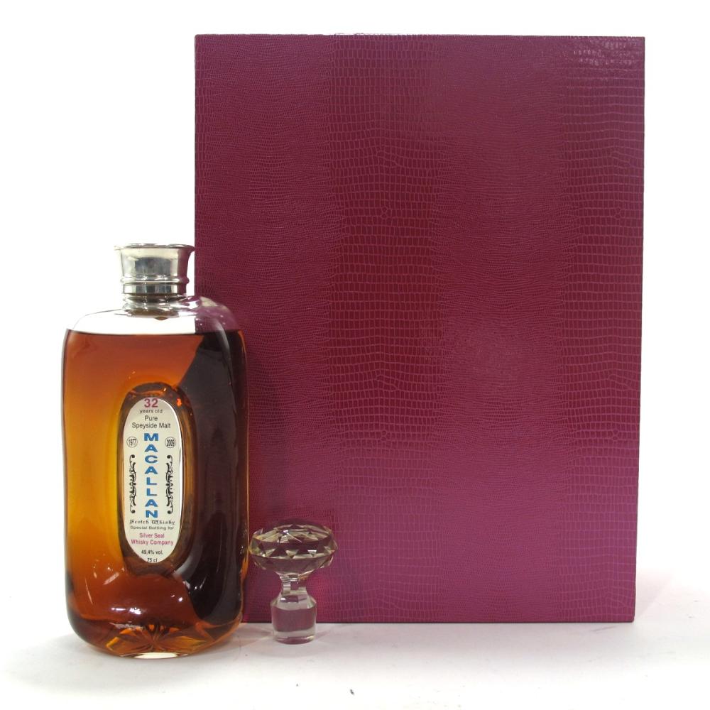 Macallan 1977 Silver Seal 32 Year Old Decanter / Bottle 1 of 1