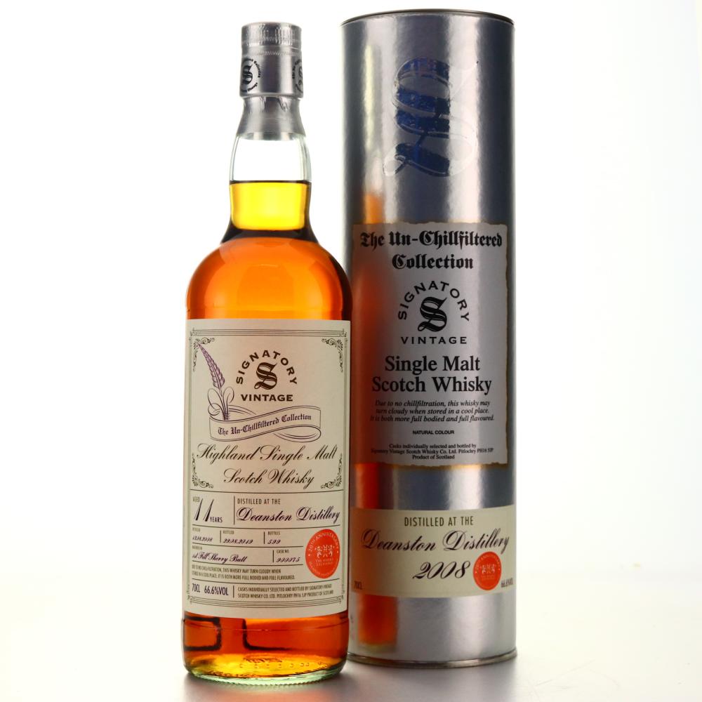 Deanston 2008 Signatory Vintage 11 Year Old / TWE 20th Anniversary