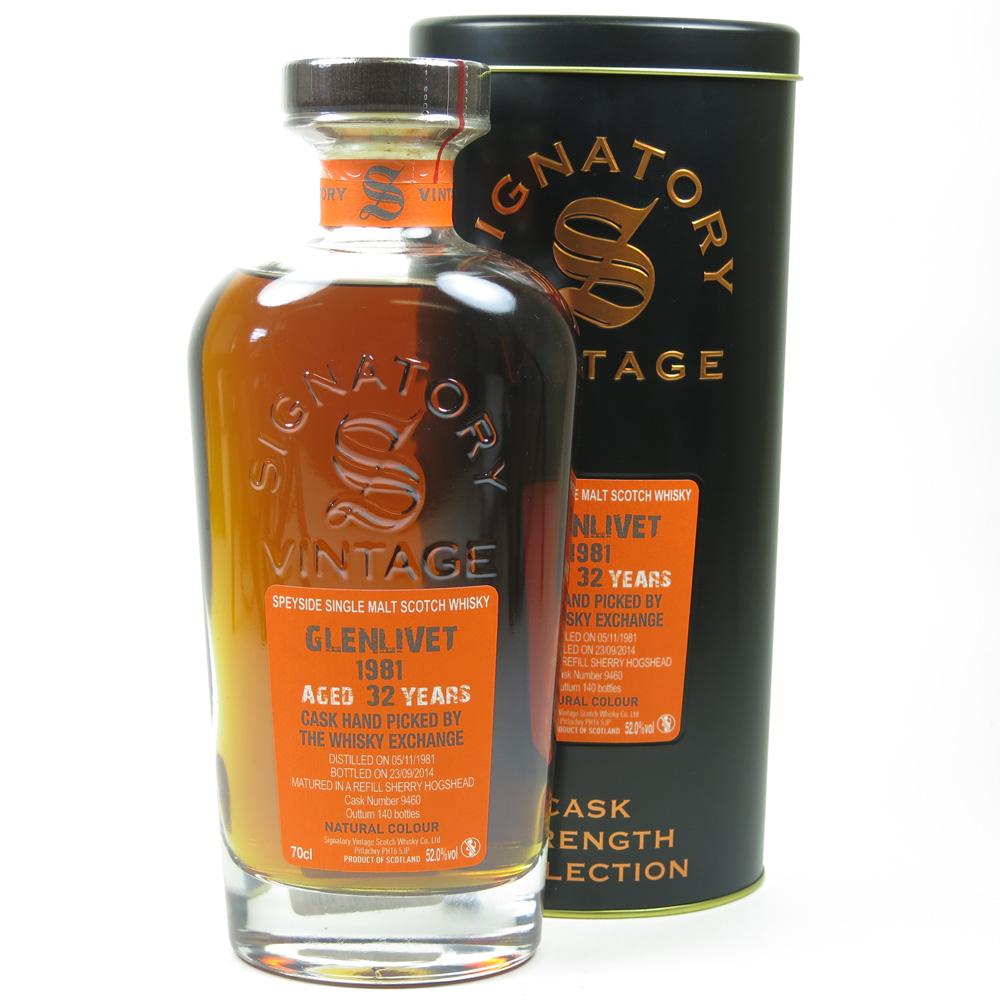 Glenlivet 1981 Signatory Vintage 32 Year Old