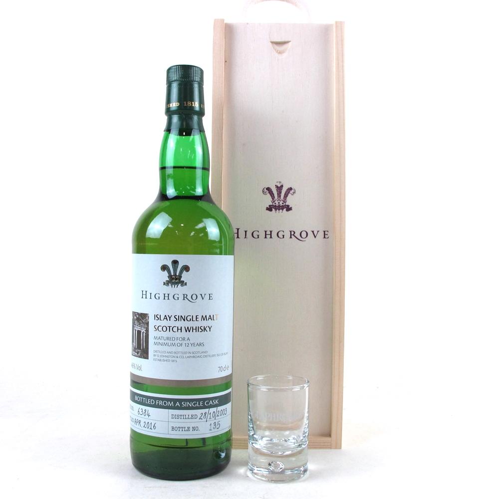 Laphroaig 2003 Highgrove Single Cask #6384 / Includes Glass