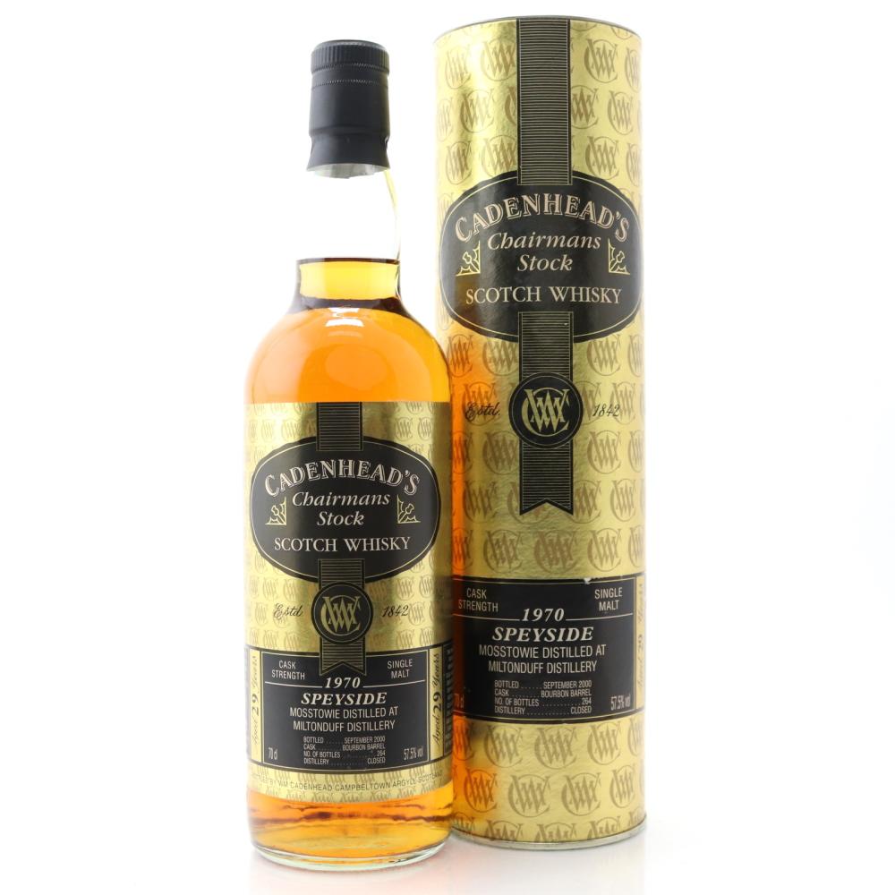 Miltonduff 1970 Cadenhead's 29 Year Old