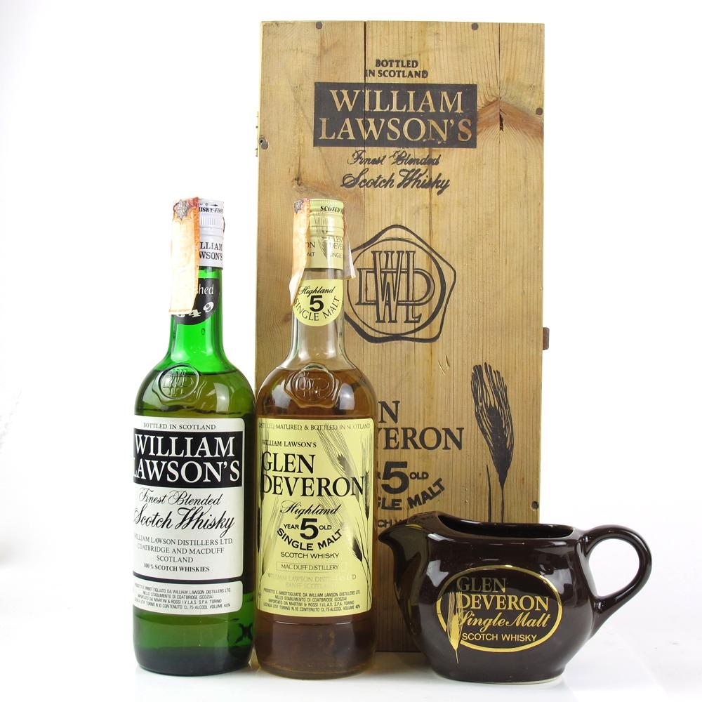 William Lawson's and Glen Deveron 1980s 2 x 75cl / Including Jug