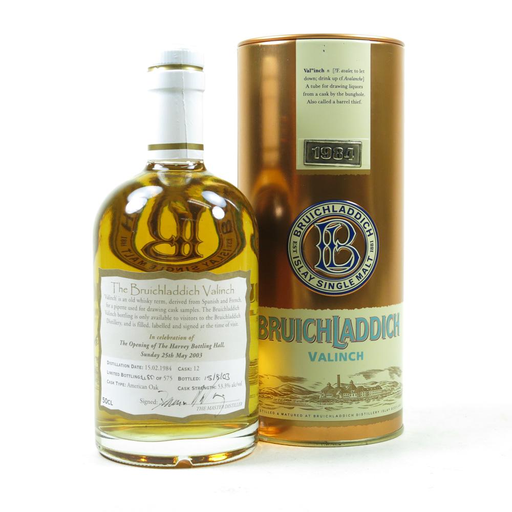 Bruichladdich 1984 Valinch Opening of the Harvey Bottling Hall