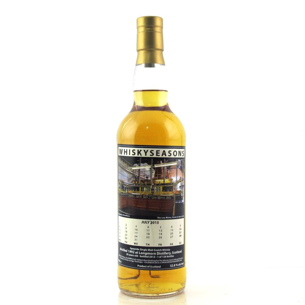 Longmorn 1992 Limburg Whisky Fair 20 Year Old / Whisky Seasons