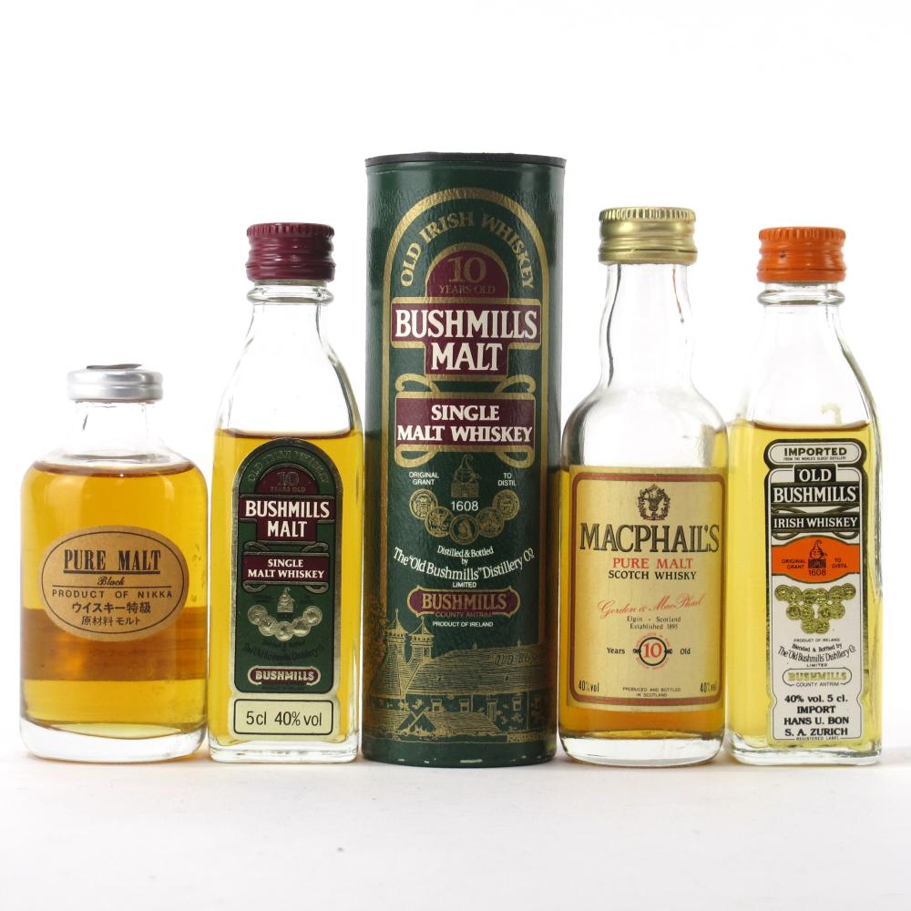 Miscellaneous Miniature Selection x 4 / including Nikka Black
