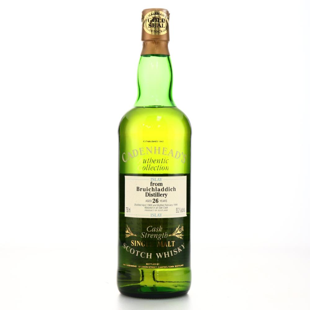Bruichladdich 1969 Cadenhead's 26 Year Old 75cl / US IMport