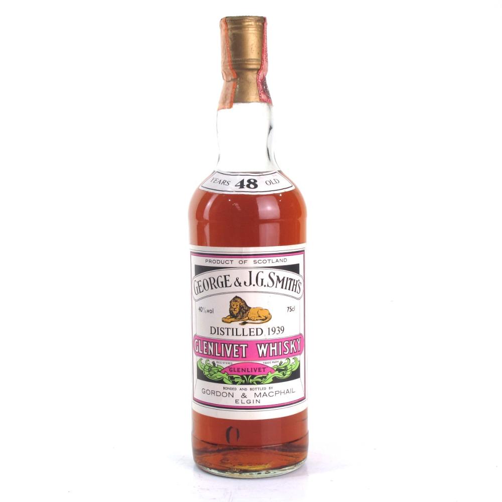 Glenlivet 1939 Gordon and MacPhail 48 Year Old