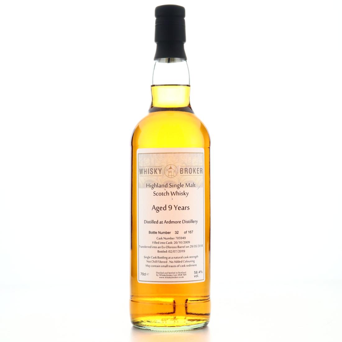 Ardmore 2009 Whisky Broker 9 Year Old