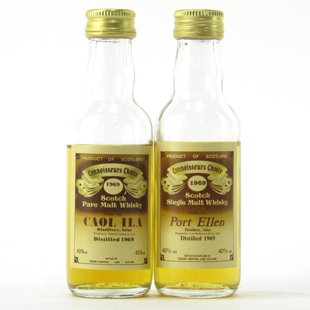 Port Ellen & Caol Ila Gordon and MacPhail Miniatures x 2