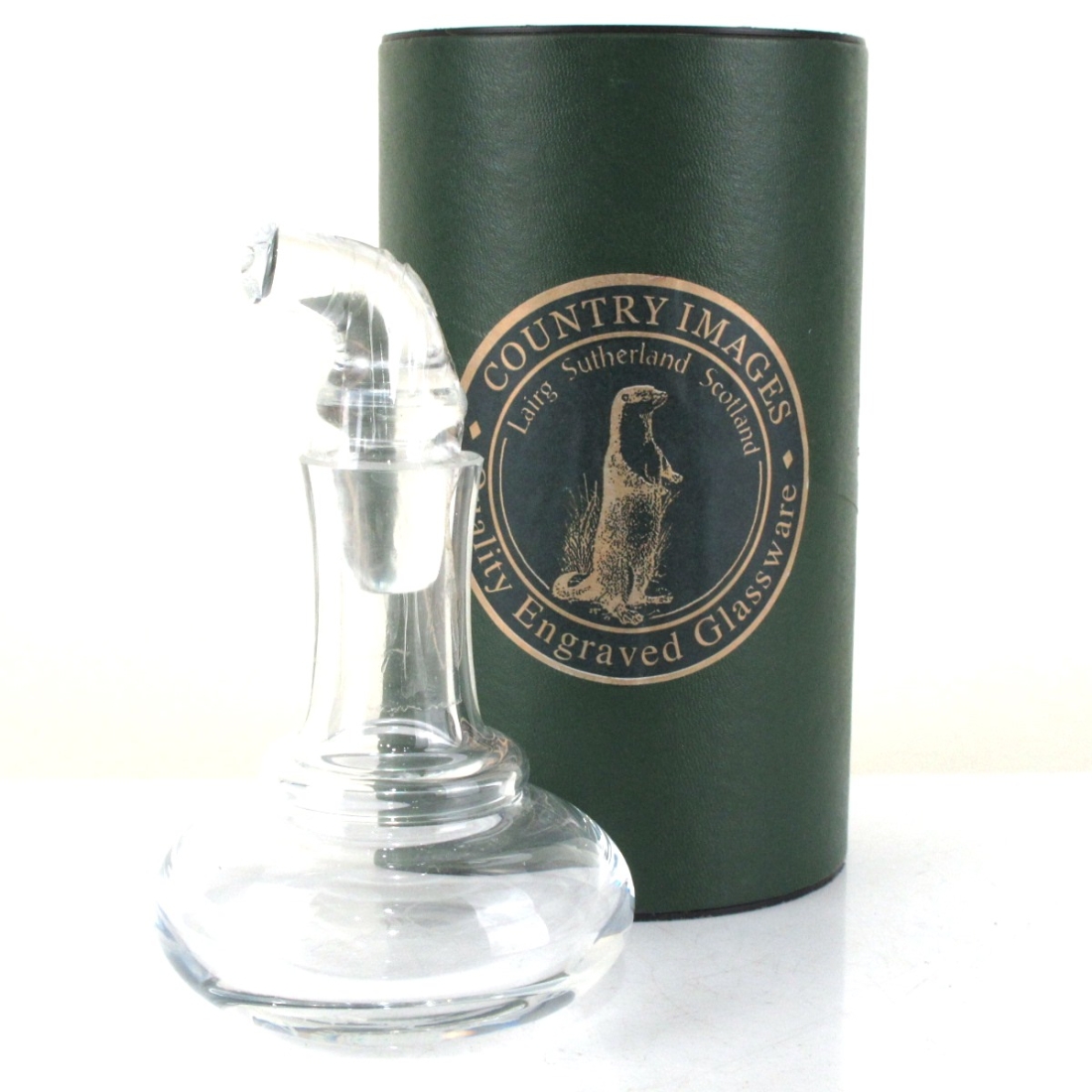 Dalmore Country Images Glass Pot Still Decanter