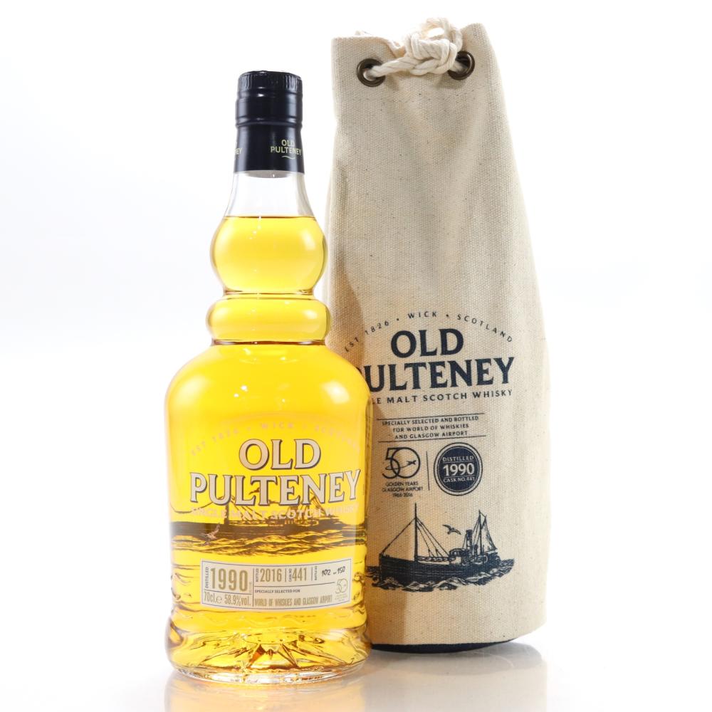 Old Pulteney 1990 Glasgow Airport Exclusive
