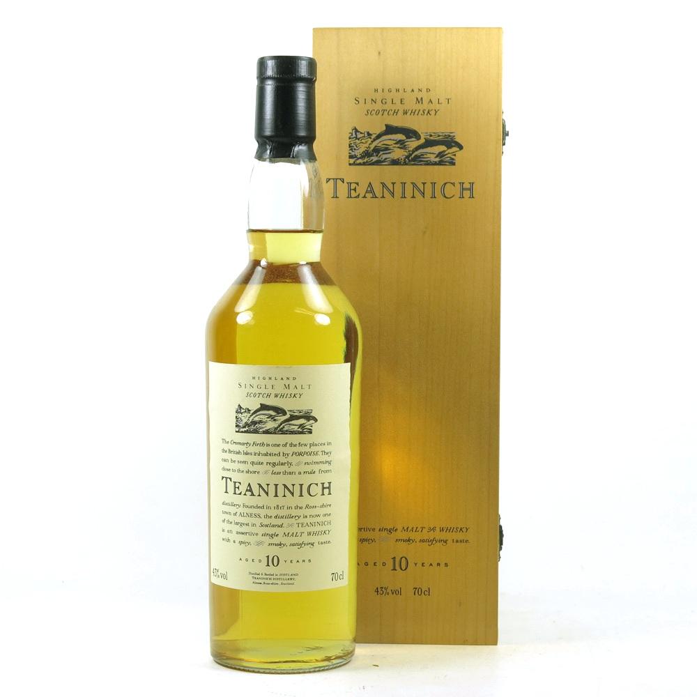 Teaninich 10 Year Old Flora and Fuana Wooden Box