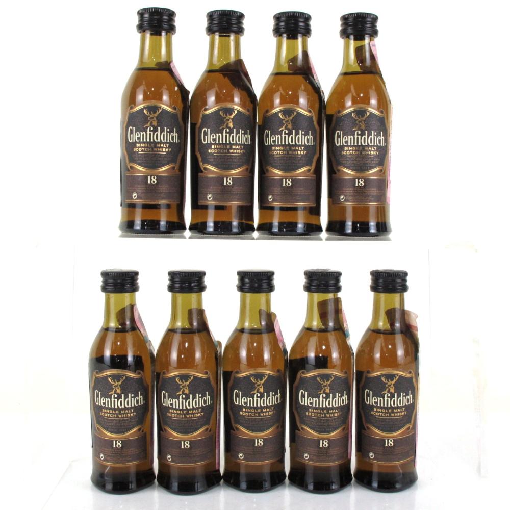 Glenfiddich 18 Year Old Miniature Collection 9 x 5cl
