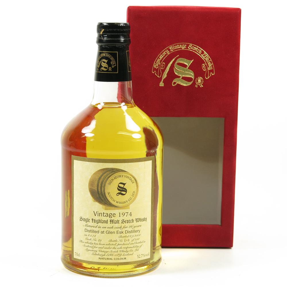 Glen Esk / Hillside 1974 Signatory Vintage 26 Year Old