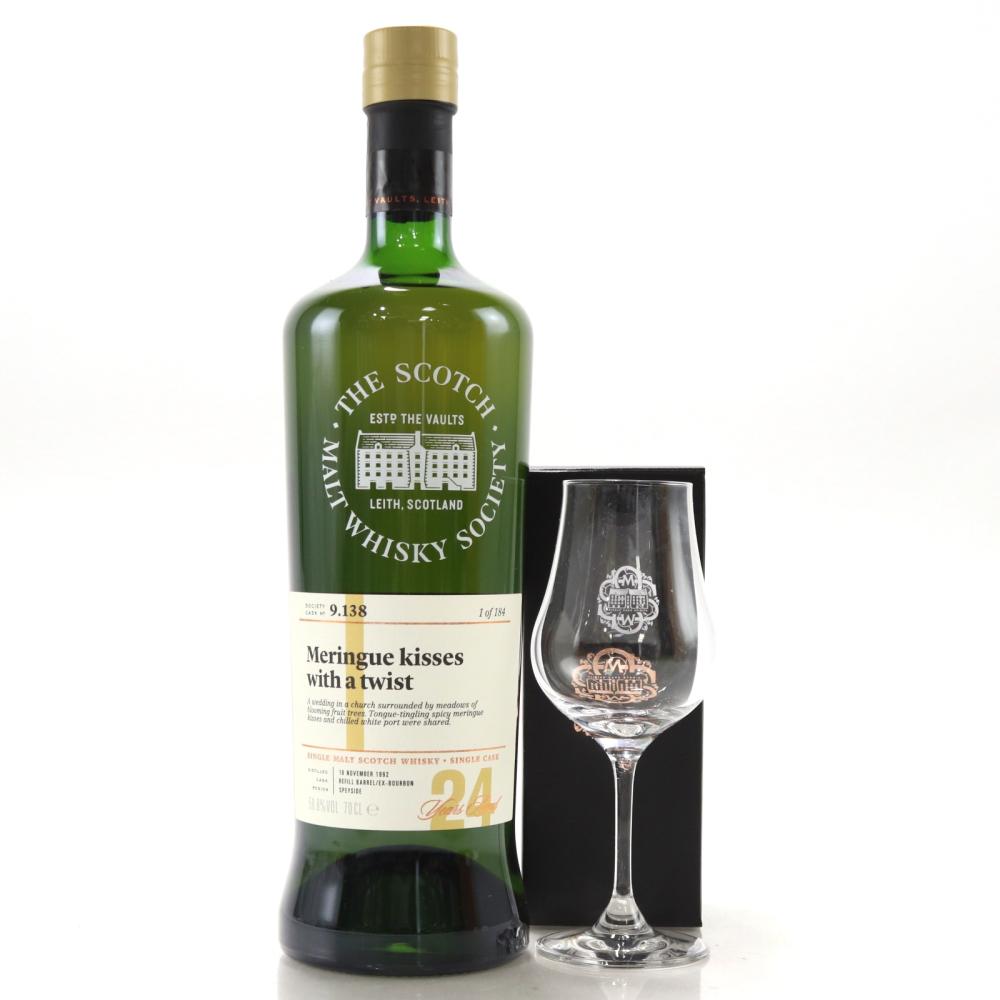 Glen Grant 1992 SMWS 24 Year Old 9.138 / Including Branded Glass