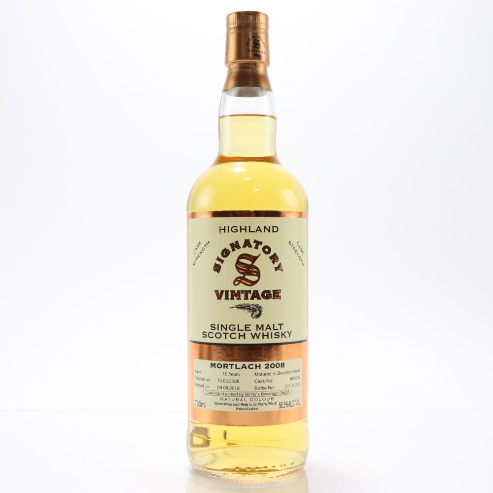 Mortlach 2008 Signatory VIntage 10 Year Old 75cl / Binny's