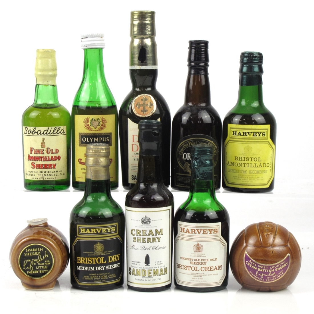 Miscellaneous Sherry Miniature Selection 10 x 5cl