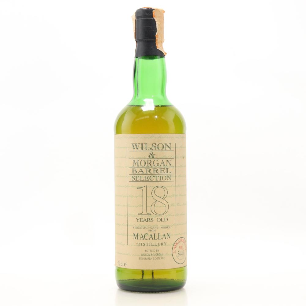 Macallan 18 Year Old Wilson and Morgan Cask Strength