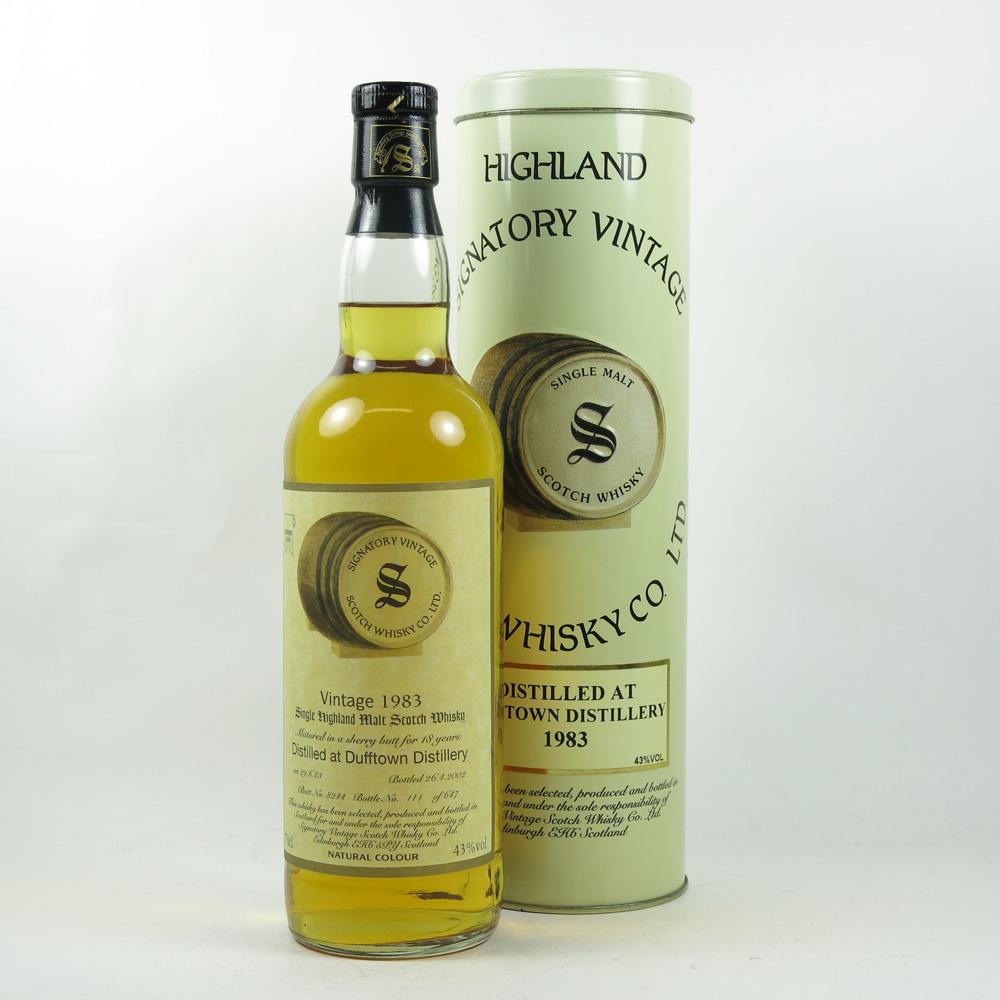 Dufftown 1983 Signatory Vintage 18 Year Old