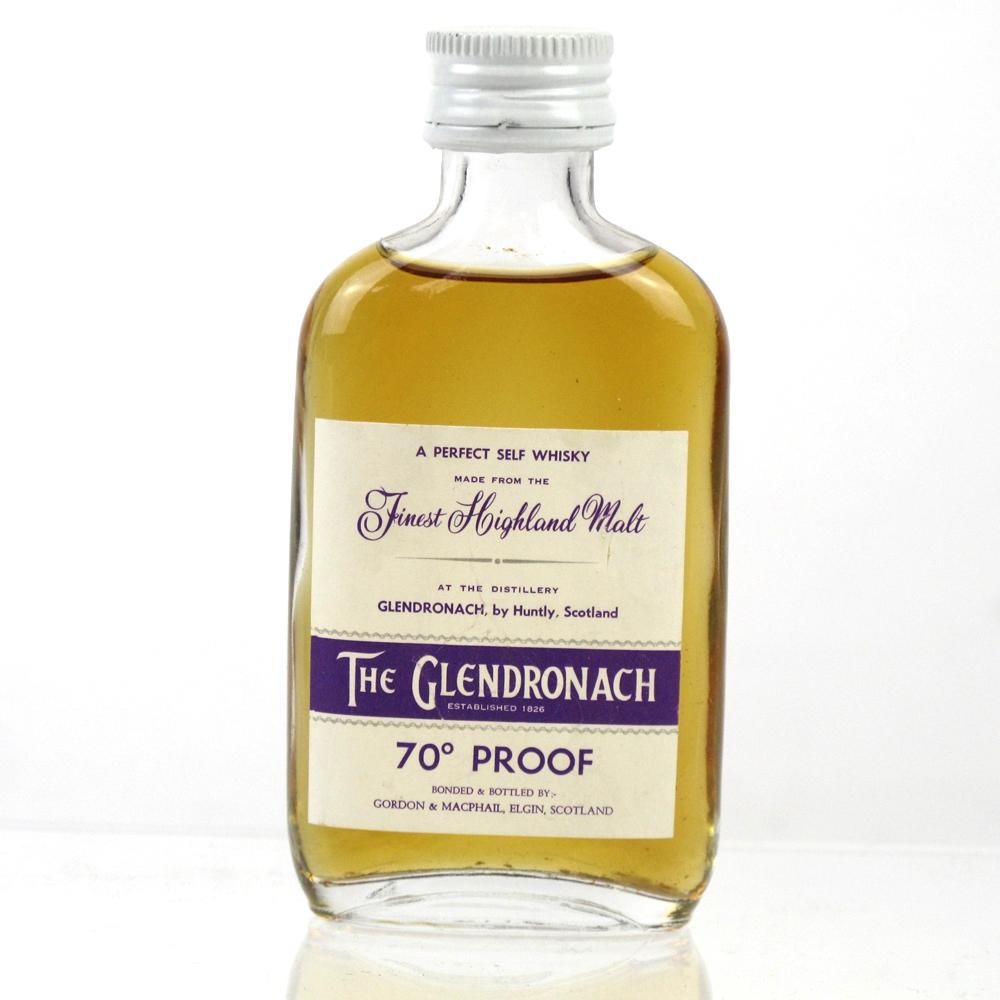 Glendronach Gordon and MacPhails 1970s Miniature