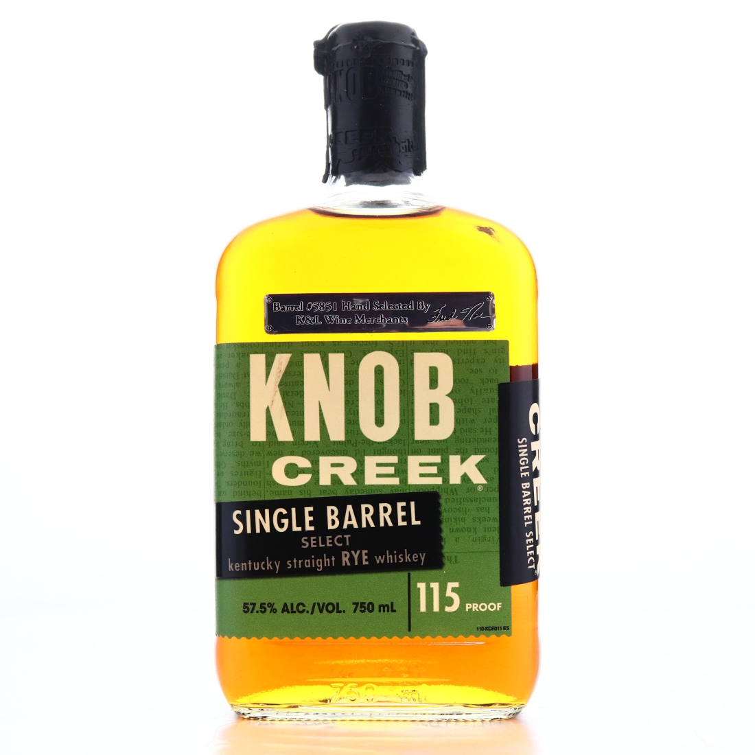 Knob Creek Single Barrel Rye #5851 / K&L Wine