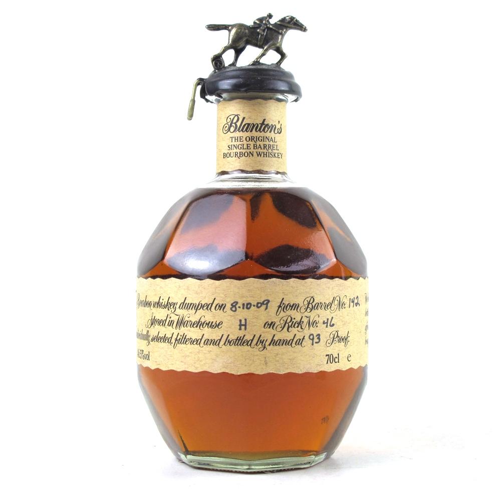 Blanton's Single Barrel Bourbon Dumped 2009