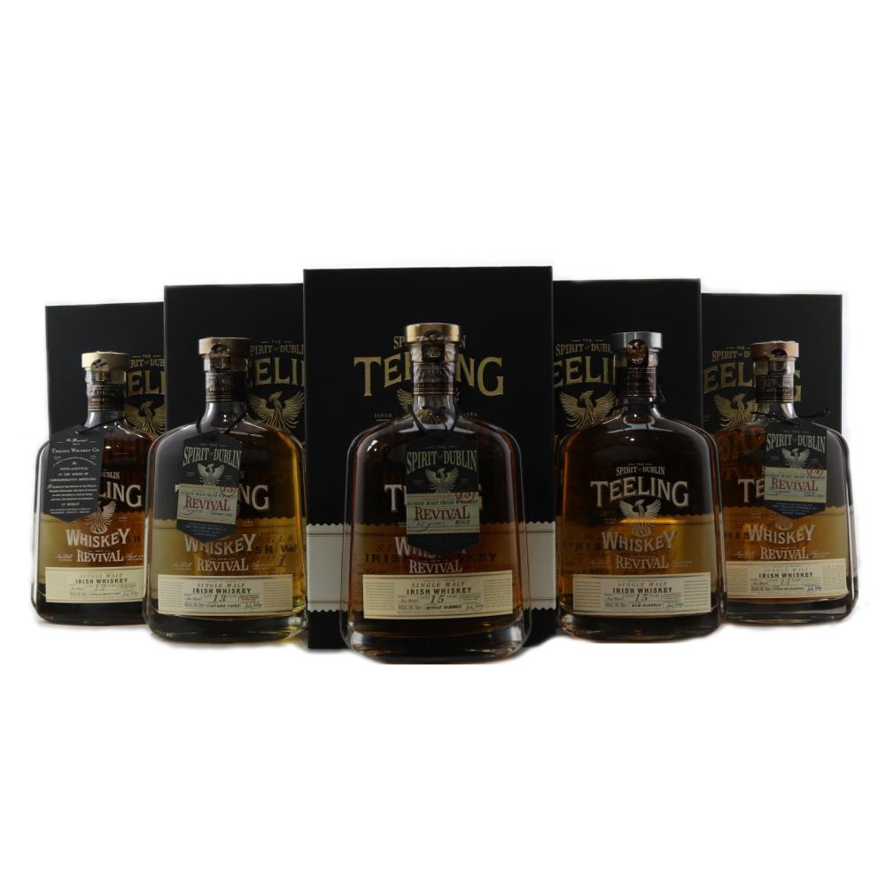 Teeling The Revival Volumes 1-5 5 x 70cl
