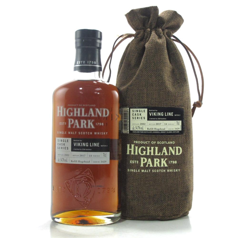 Highland Park 2002 Single Cask 14 Year Old #3429 / Viking Line