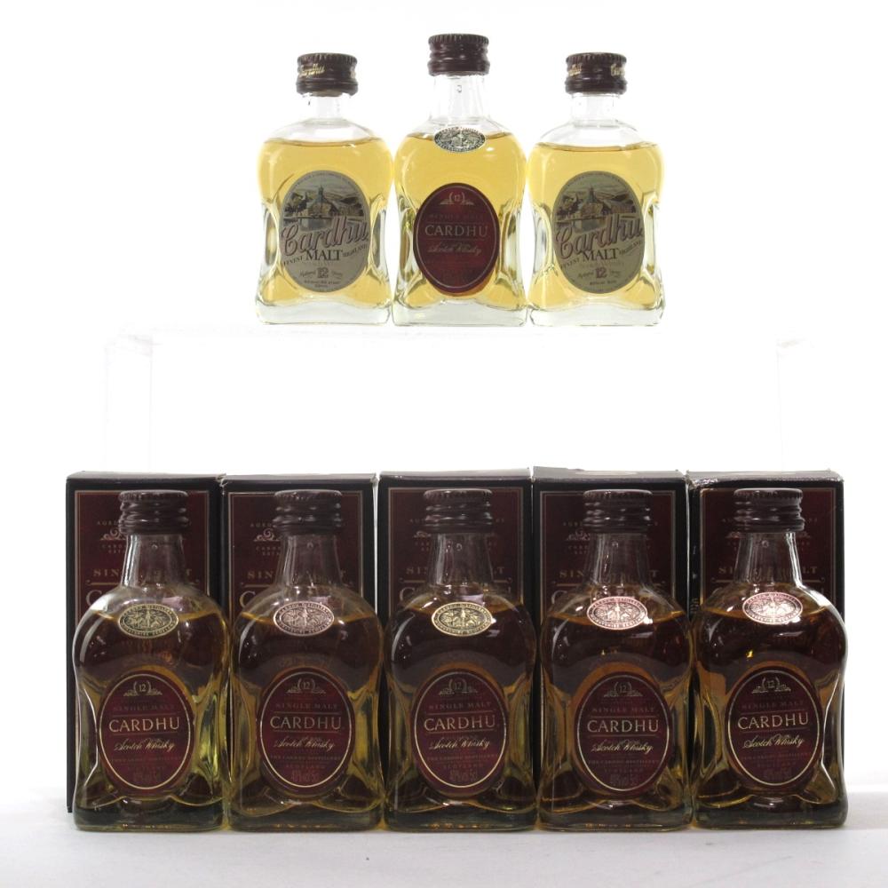 Cardhu 12 Year Old Single Malt Miniature 8 x 5cl