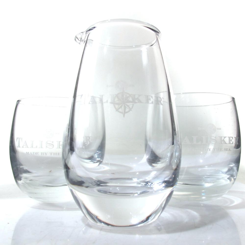 Talisker Glasses and Water Jug