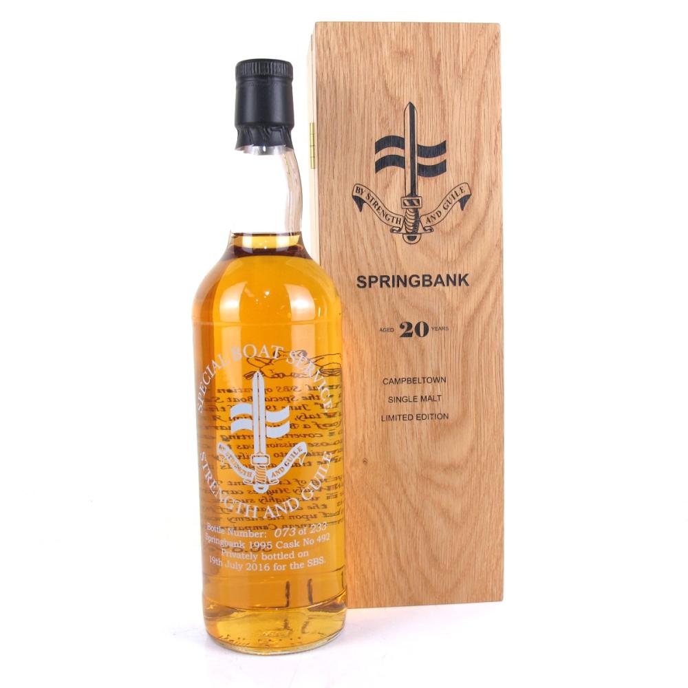 Springbank 1995 Single Cask 20 Year Old Special Boat Service