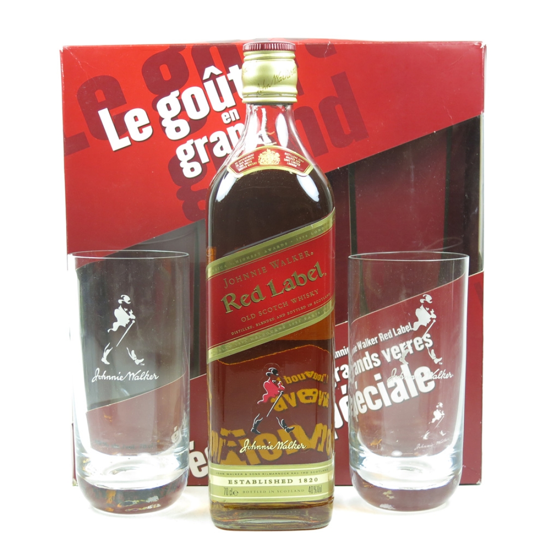 Johnnie Walker Red Label 2 Glass Pack