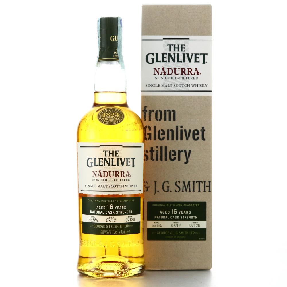 Glenlivet 16 Year Old Nàdurra Cask Strength Batch #0712U