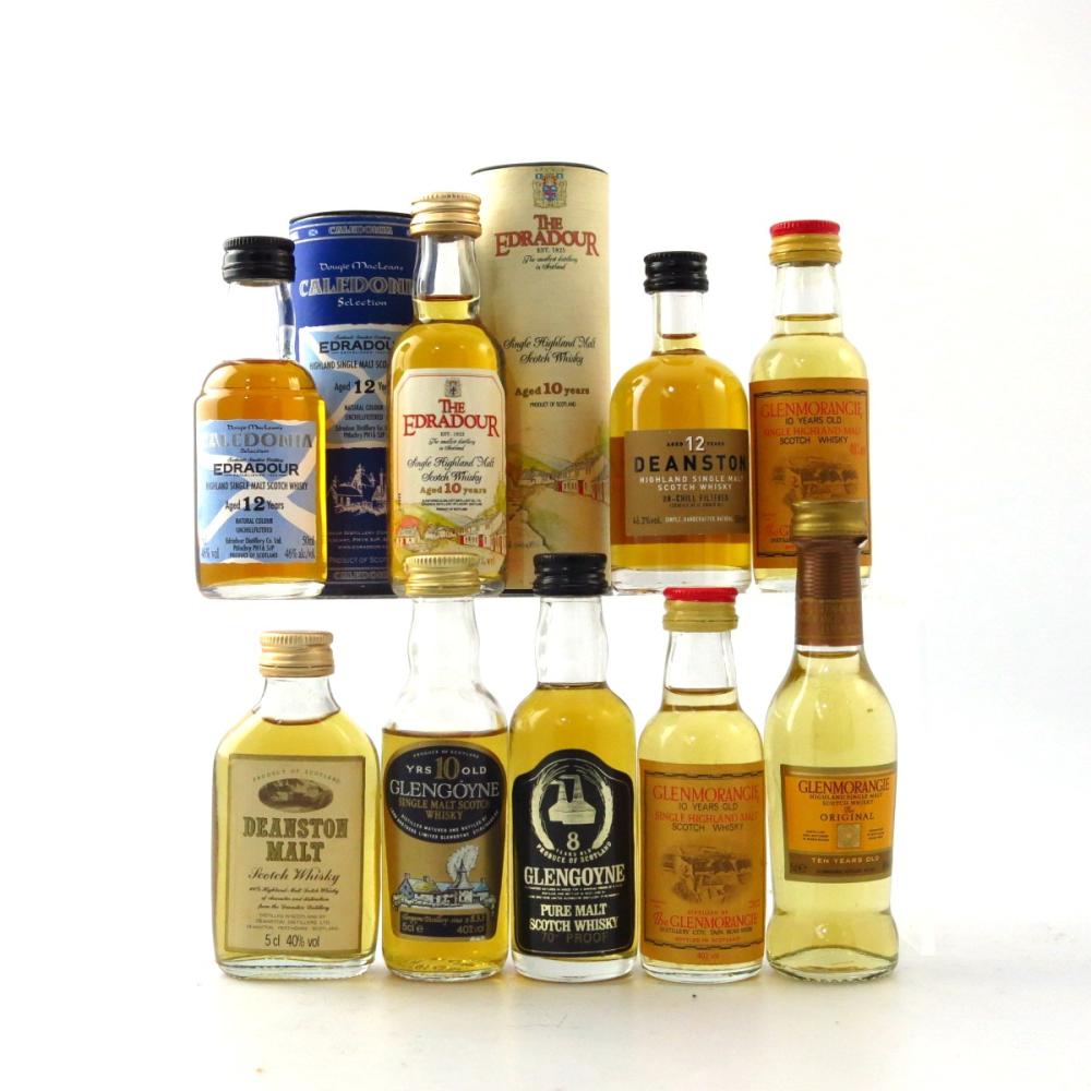 Highland Single Malt Miniatures 9 x 5cl