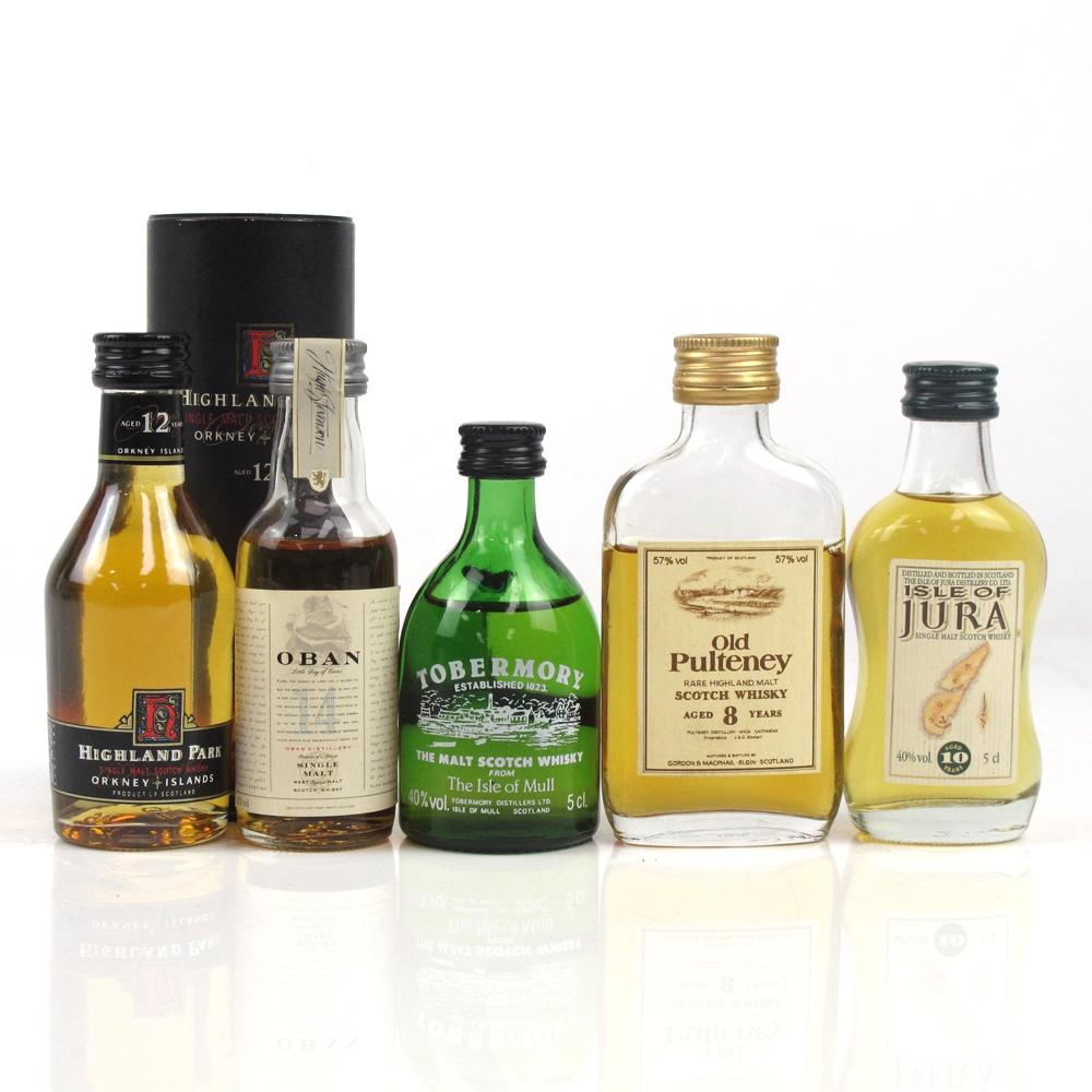 Miscellaneous  Single Malt Miniatures 5 x 5cl