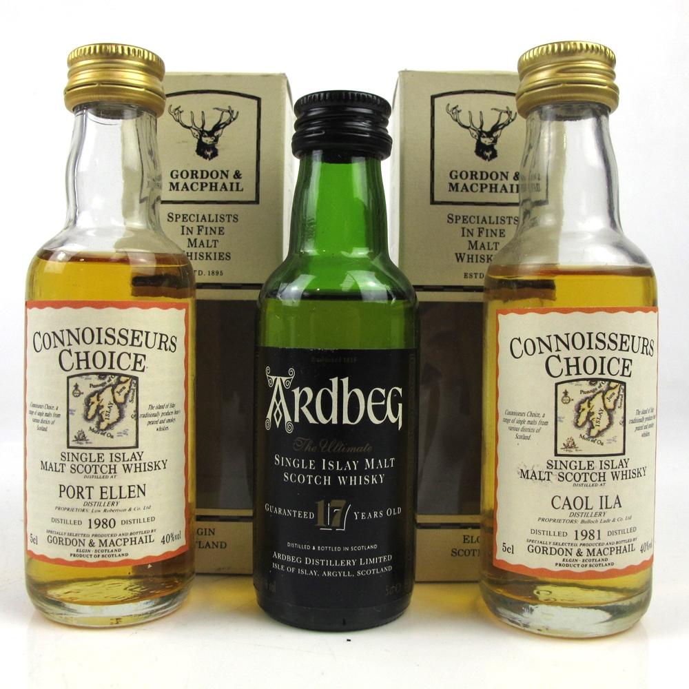 Islay Miniature Selection 3 x 5cl Including Port Ellen
