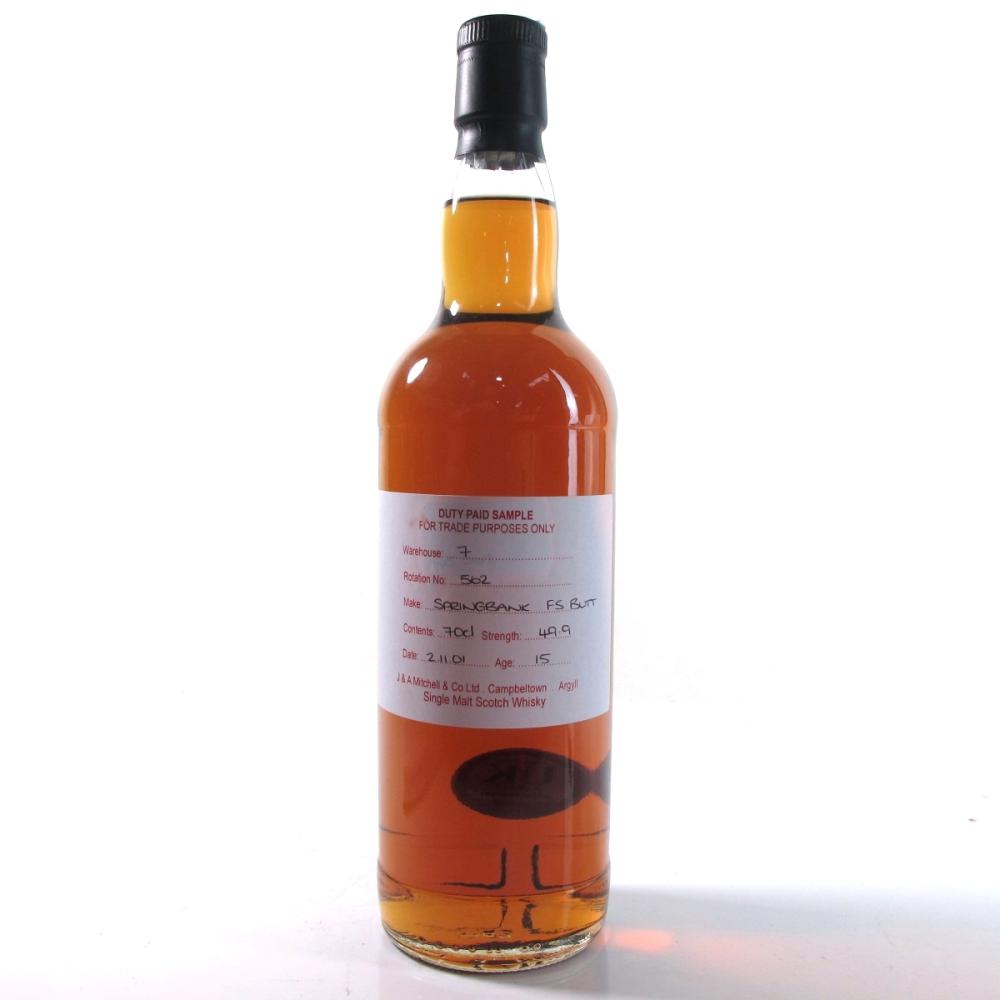 Springbank 2001 Duty Paid Sample 15 Year Old