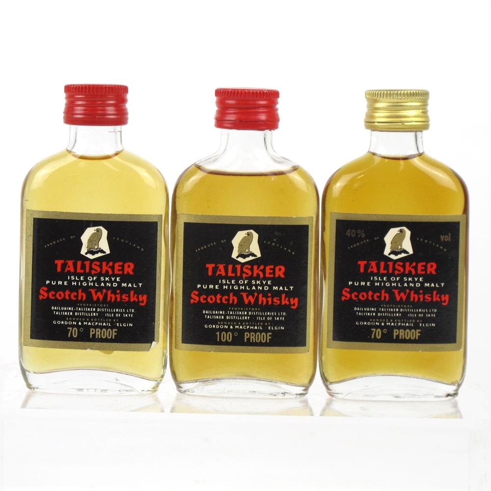 Talisker 1970s Miniature Selection 3 x 5cl