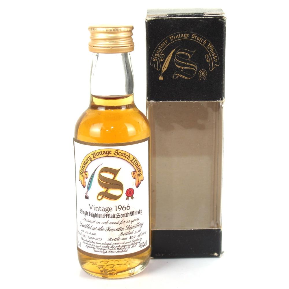 Tomatin 1966 Signatory Vintage 23 Year Old 5cl Miniature
