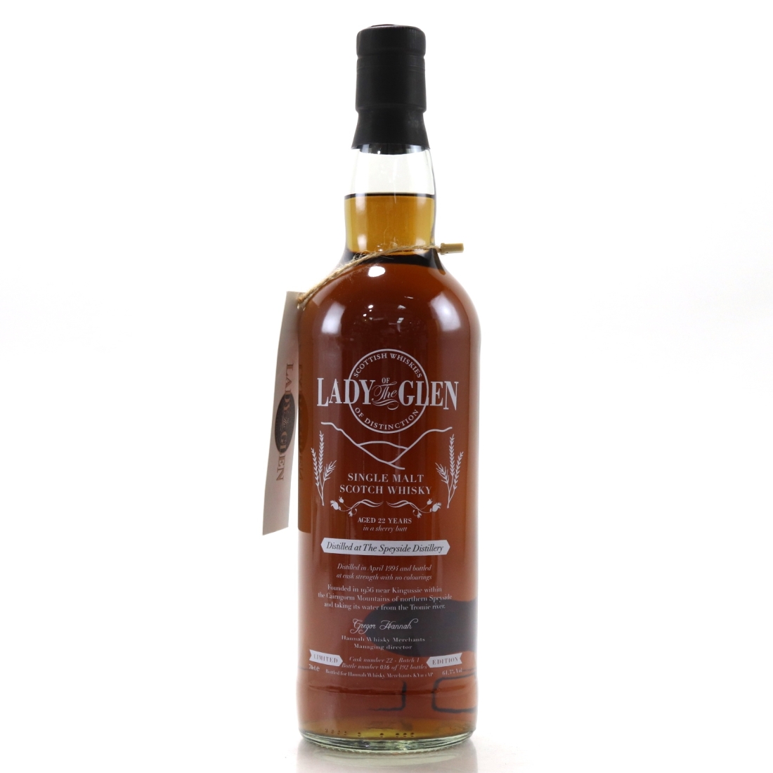 Speyside Single Malt 1994 Lady of the Glen 22 Year Old