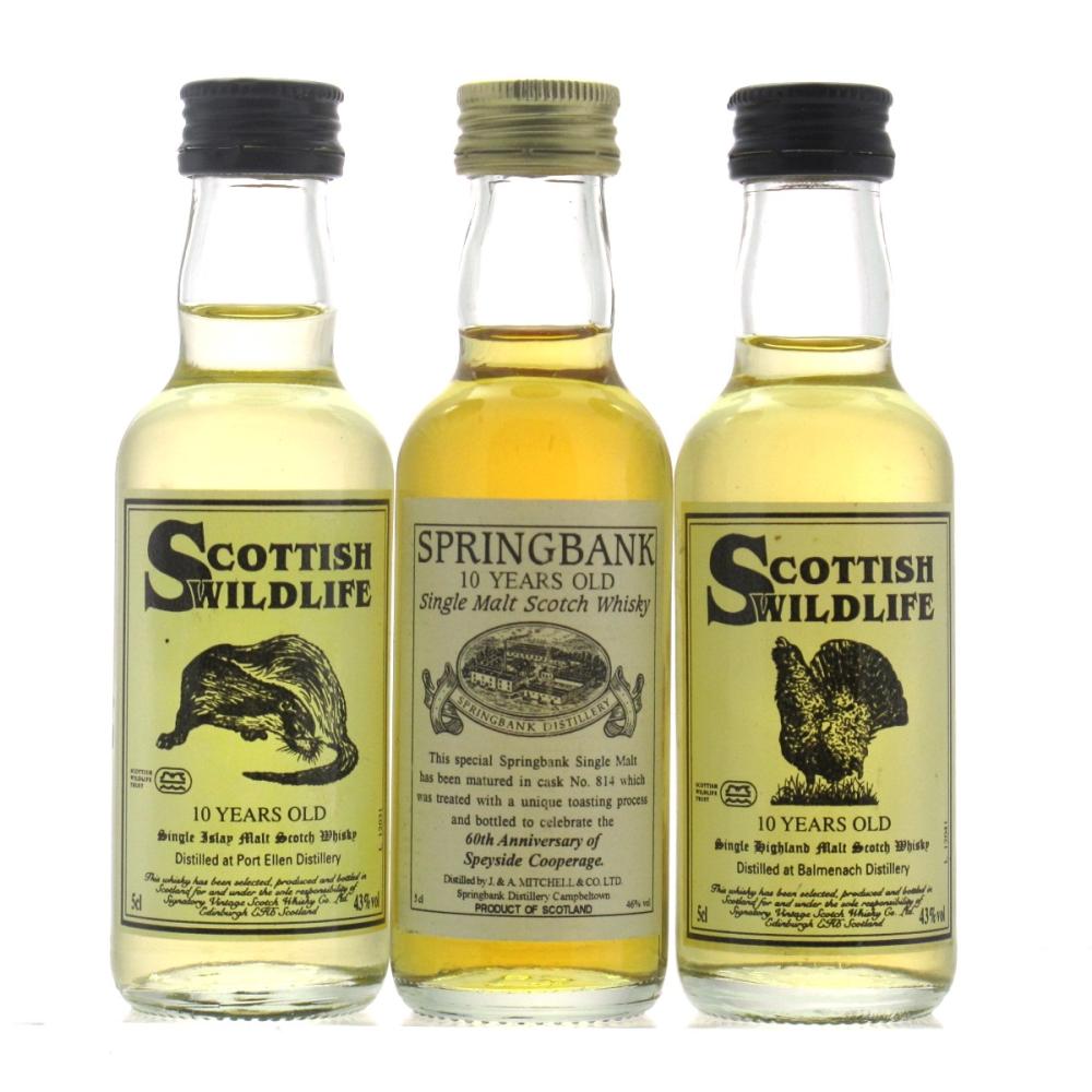 Single Malt Miniature Selection 3 x 5cl / including Port Ellen