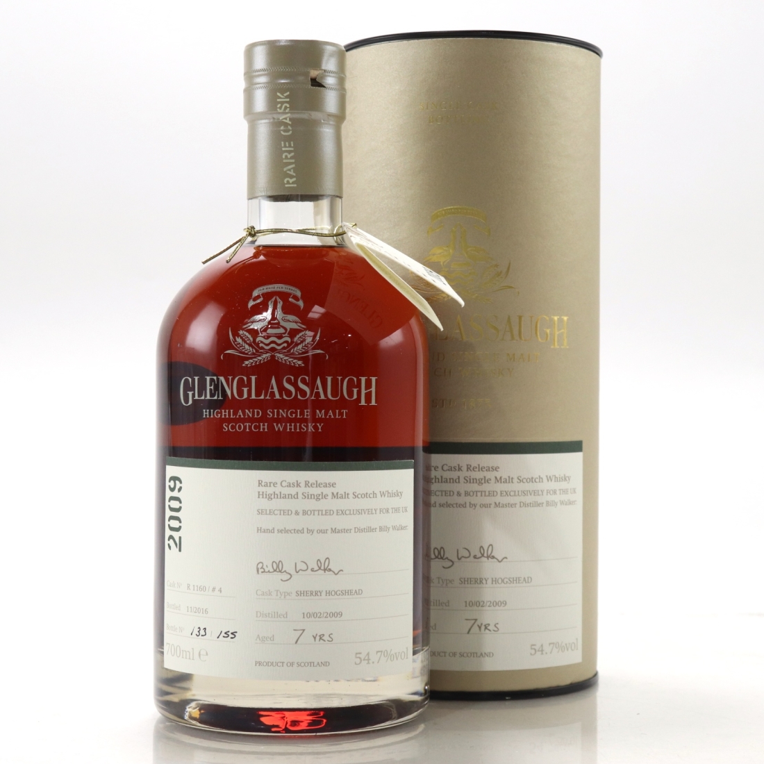 Glenglassaugh 2009 Rare Cask Release 7 Year Old / UK Exclusive