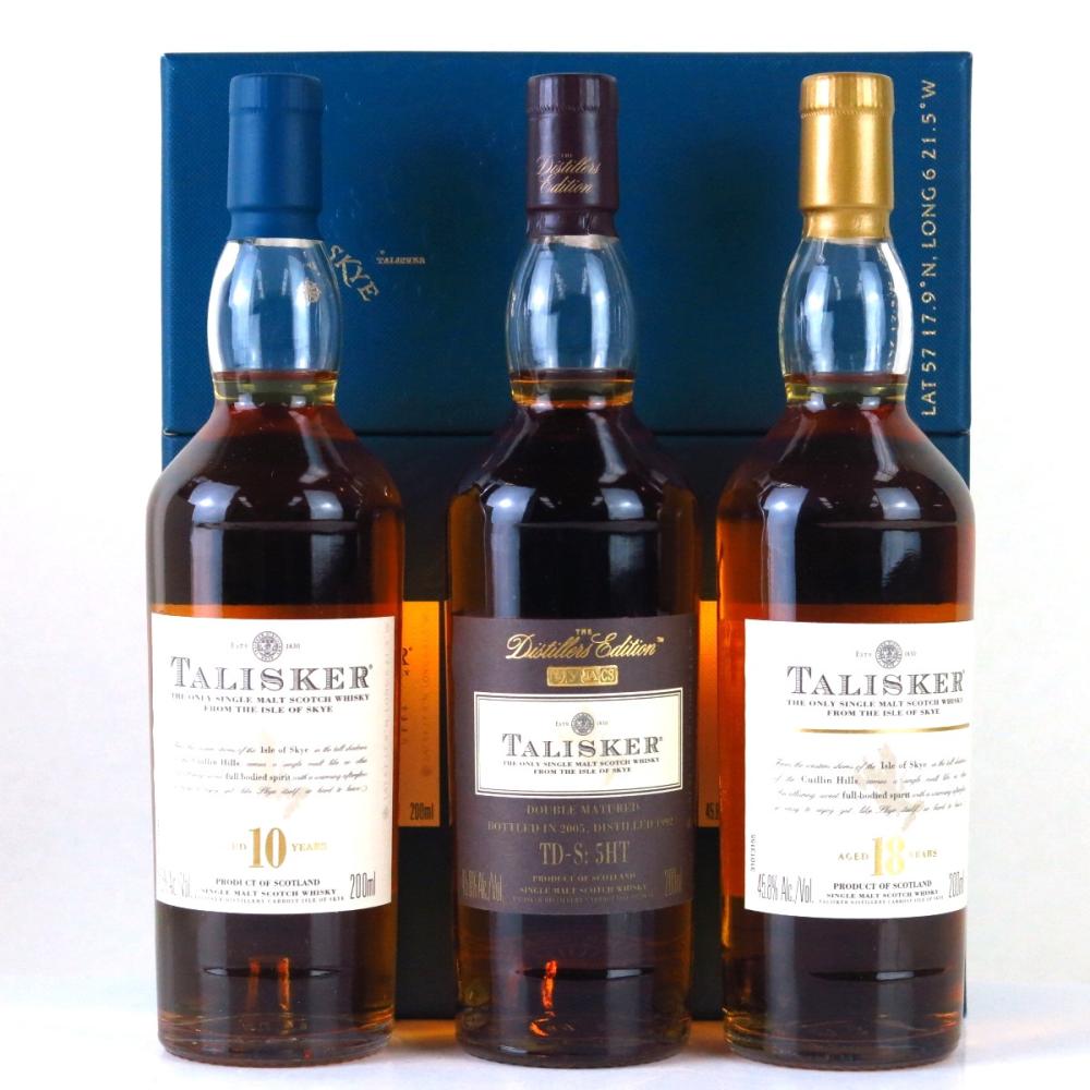 Talisker Gift Pack 3 x 20cl / Including 18 Year Old