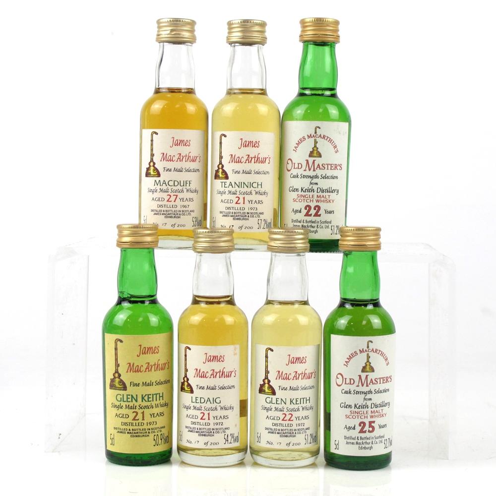 James MacArthur Miniature Selection 7 x 5cl