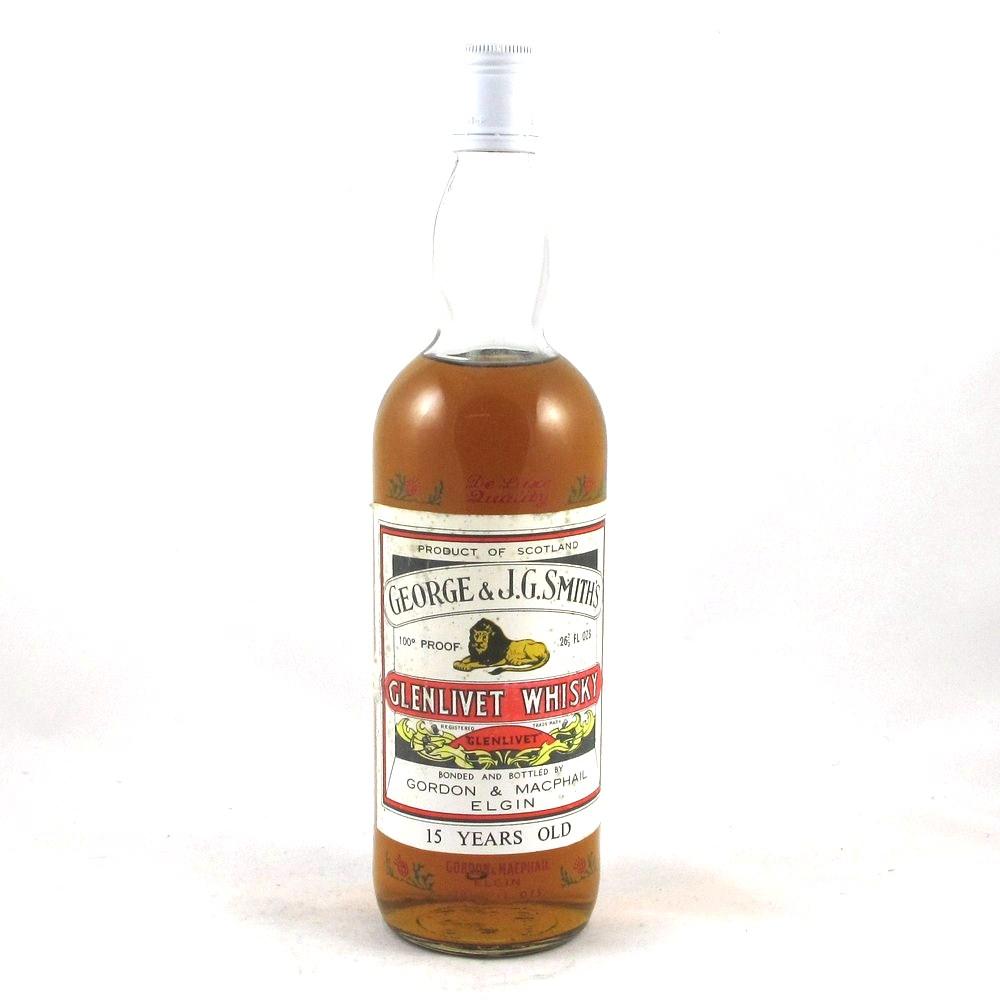 Glenlivet 15 Year Old George & J.G. Smiths (26 2/3 fl oz and 100 Proof)