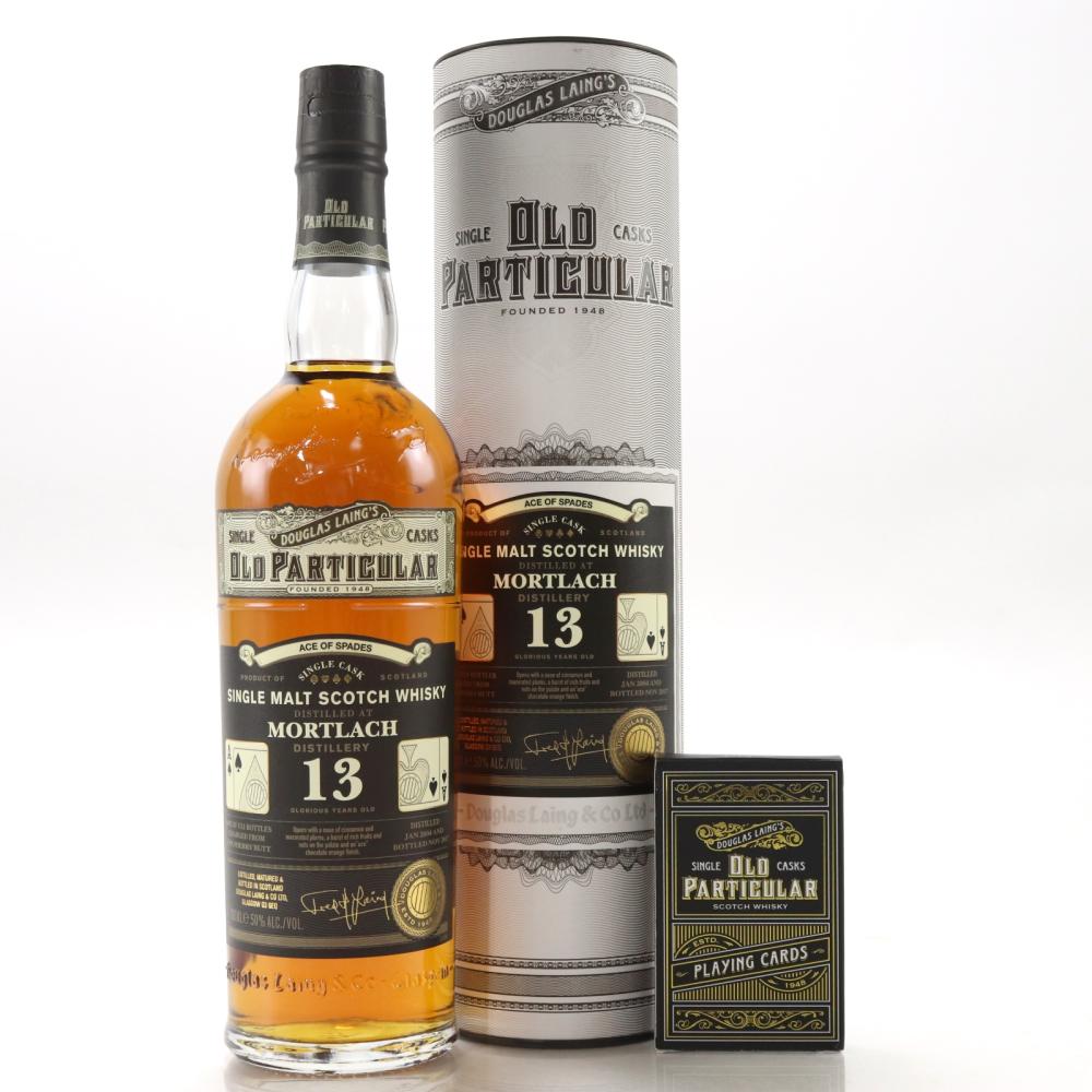 Mortlach 2004 Douglas Laing 13 Year Old / Consortium of Cards Ace of Spades - with Playing Cards