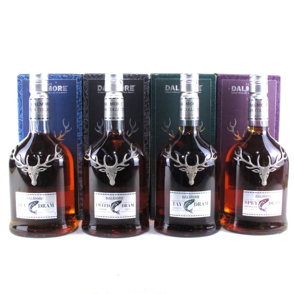Dalmore River Series 2011 Release / Dee, Spey, Tay and Tweed Drams 4 x 70cl